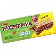 Wafer Sabor Chocolate / Fazendinha 95g